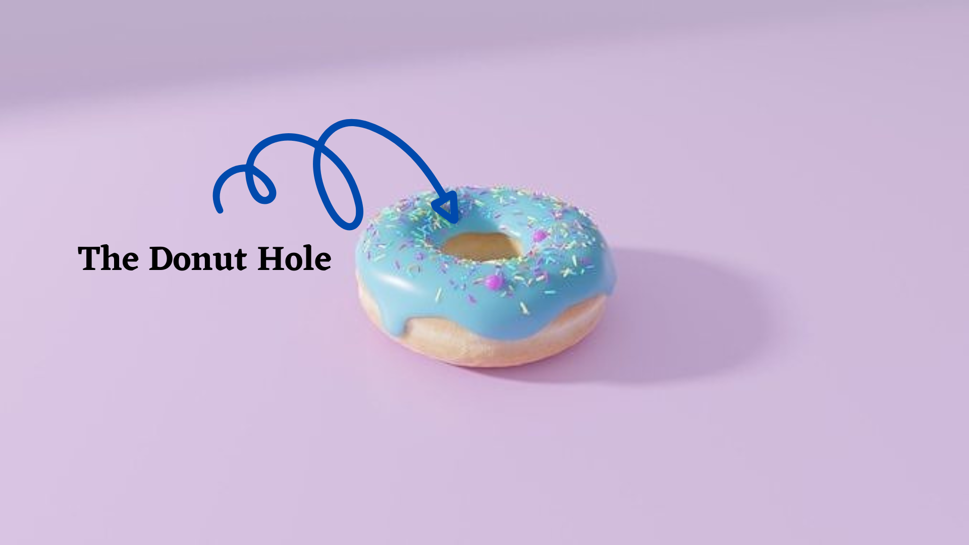 Donut hole stock photo
